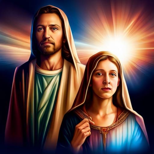 Jesus and saint-mary-magdalene