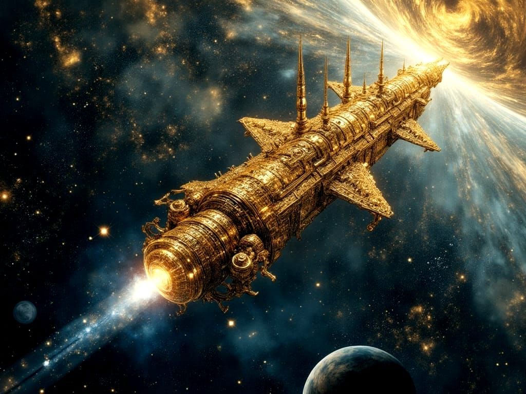 Steampunk Rocket Ship