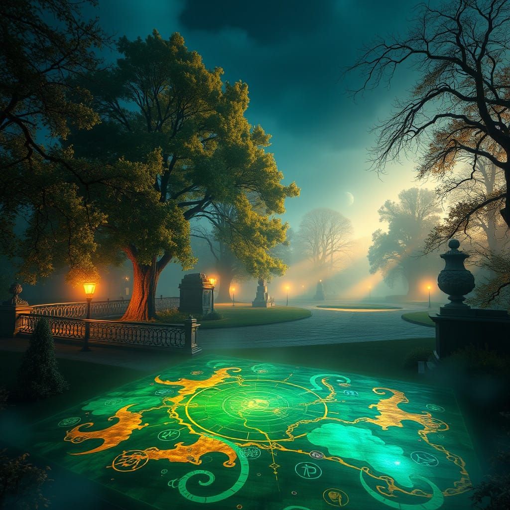 Ethereal Regent's Park Fantasy Realm Unfolds