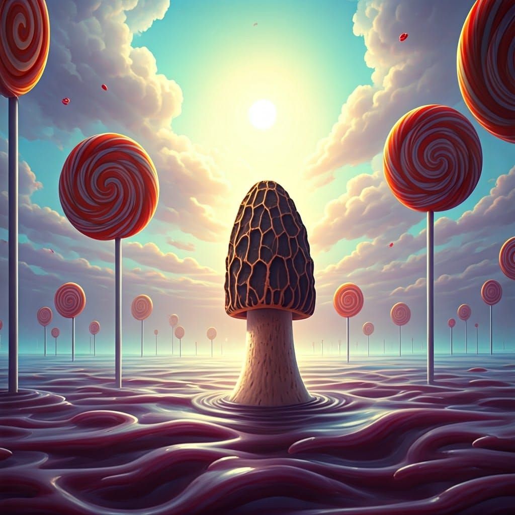 Mushroom in candyland