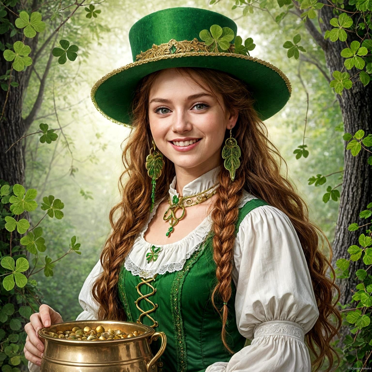 Whimsical St. Patrick's Day Celebration in Vibrant Colors