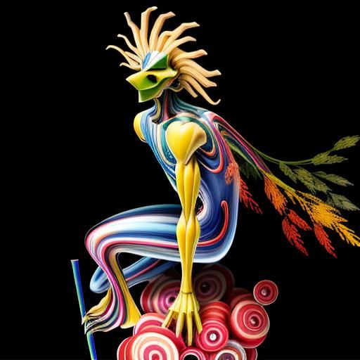 Abstract Surreal Image Generated by AI