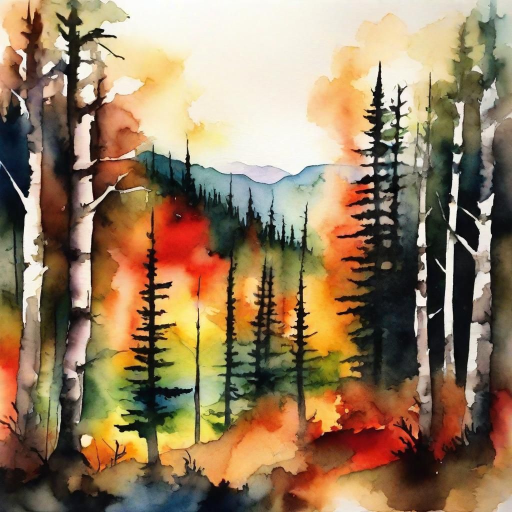 Wildfires Rage Through Jasper National Park