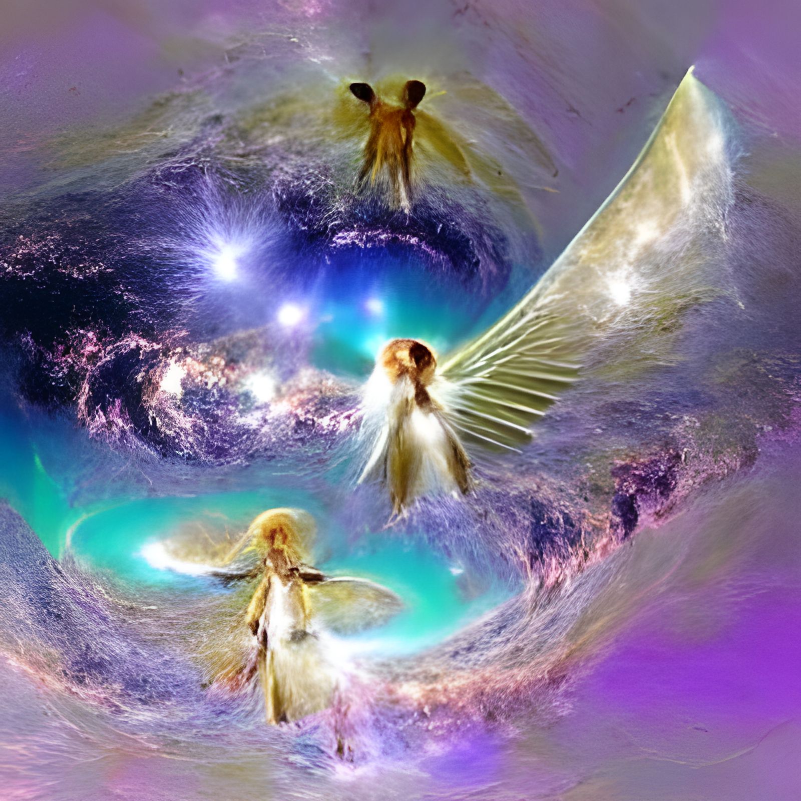 Angelic Beings in a Cosmic Realm