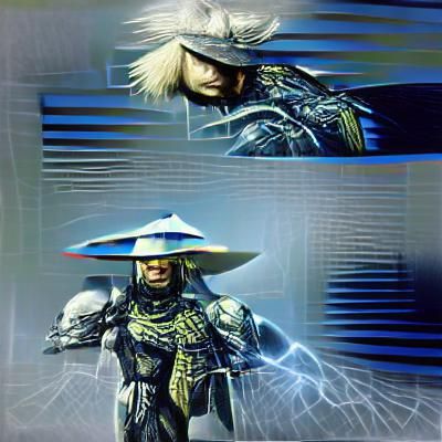 Raiden Shogun: Electro Archon Digital Art