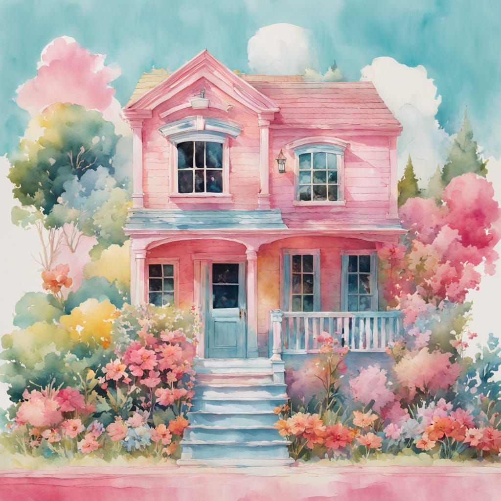 Kidcore Wonderland in Watercolor Hues