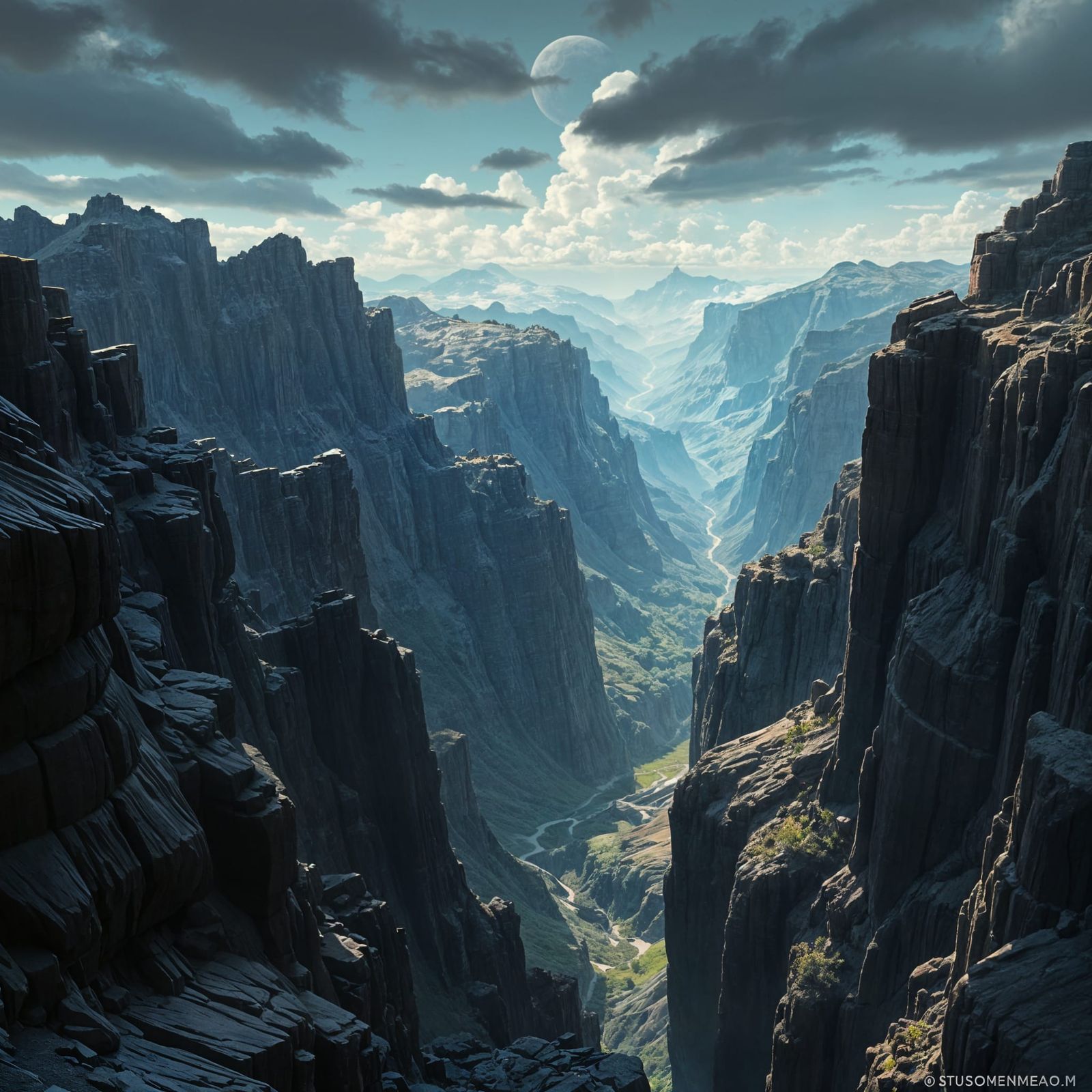 Minimalist Escarpment: A Study in Geological Form