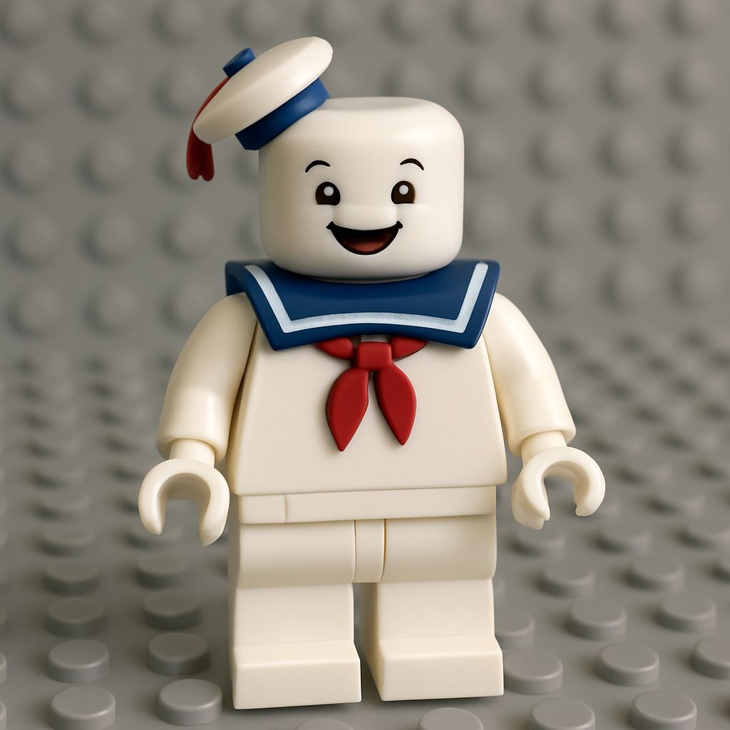 Stay Puft Marshmallow Man as Lego Figure