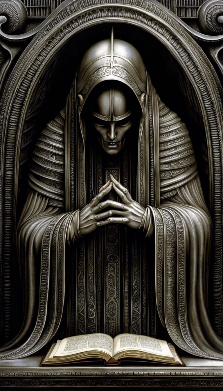 Holographic Scribe in Biomechanical Style