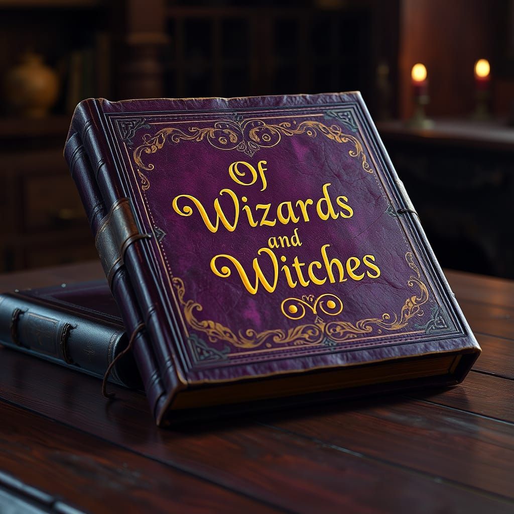 Elegant Fantasy Book Cover in Intricate Gold Filigree