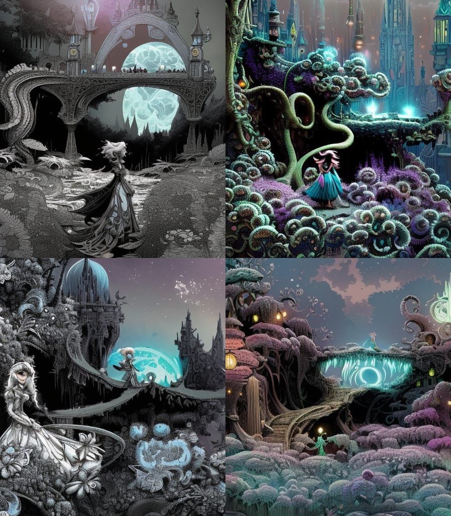 Lonely Being: A Hyperdetailed Fantasycore Masterpiece