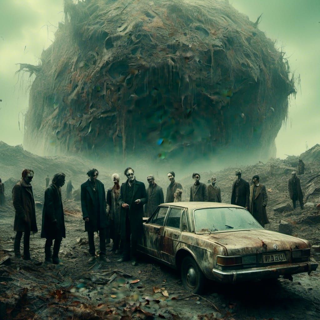 Macabre Car at the Edge of the Earth