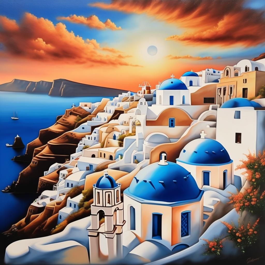 Santorini sunset (3)