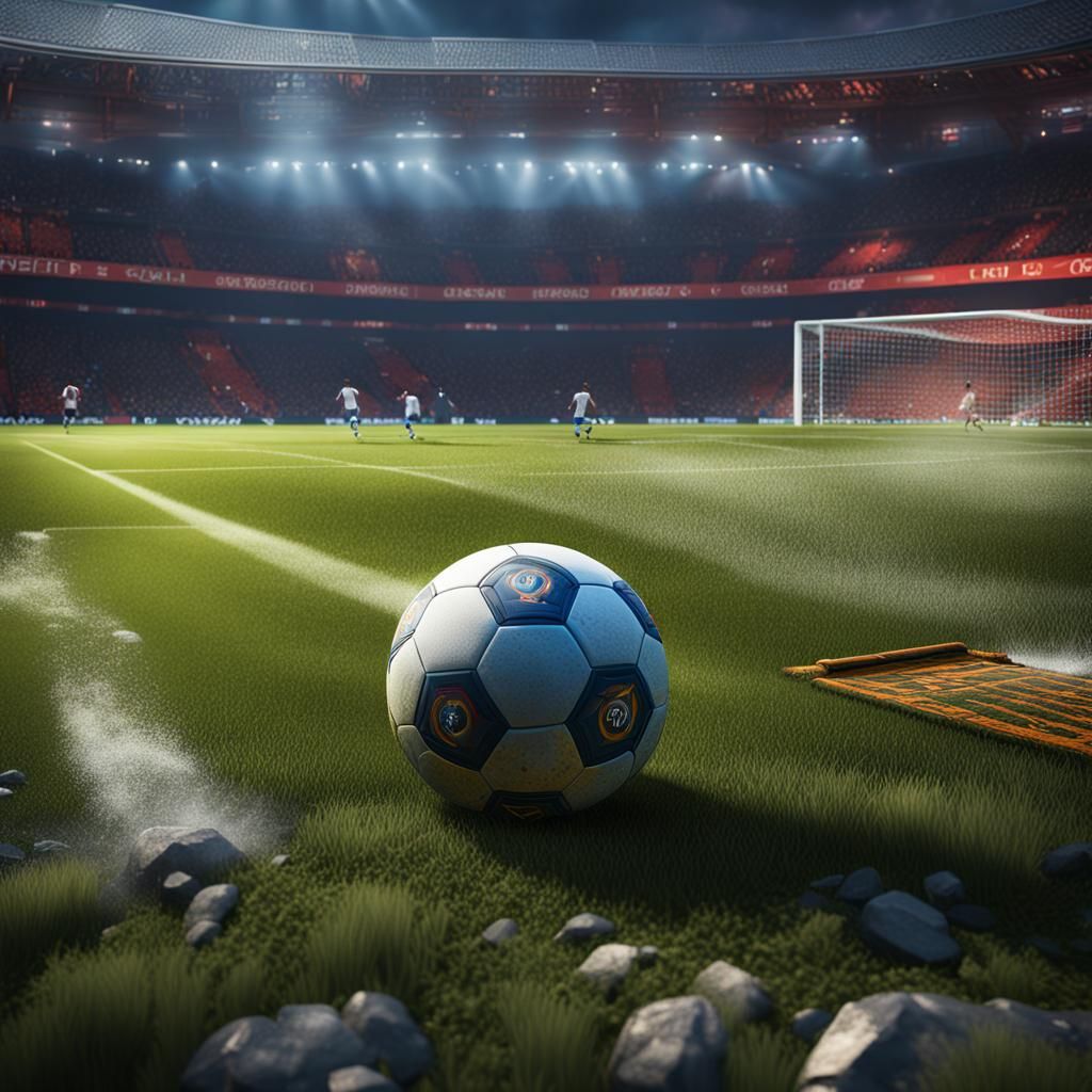 FC 25 Soccer Game Splash Screen Art