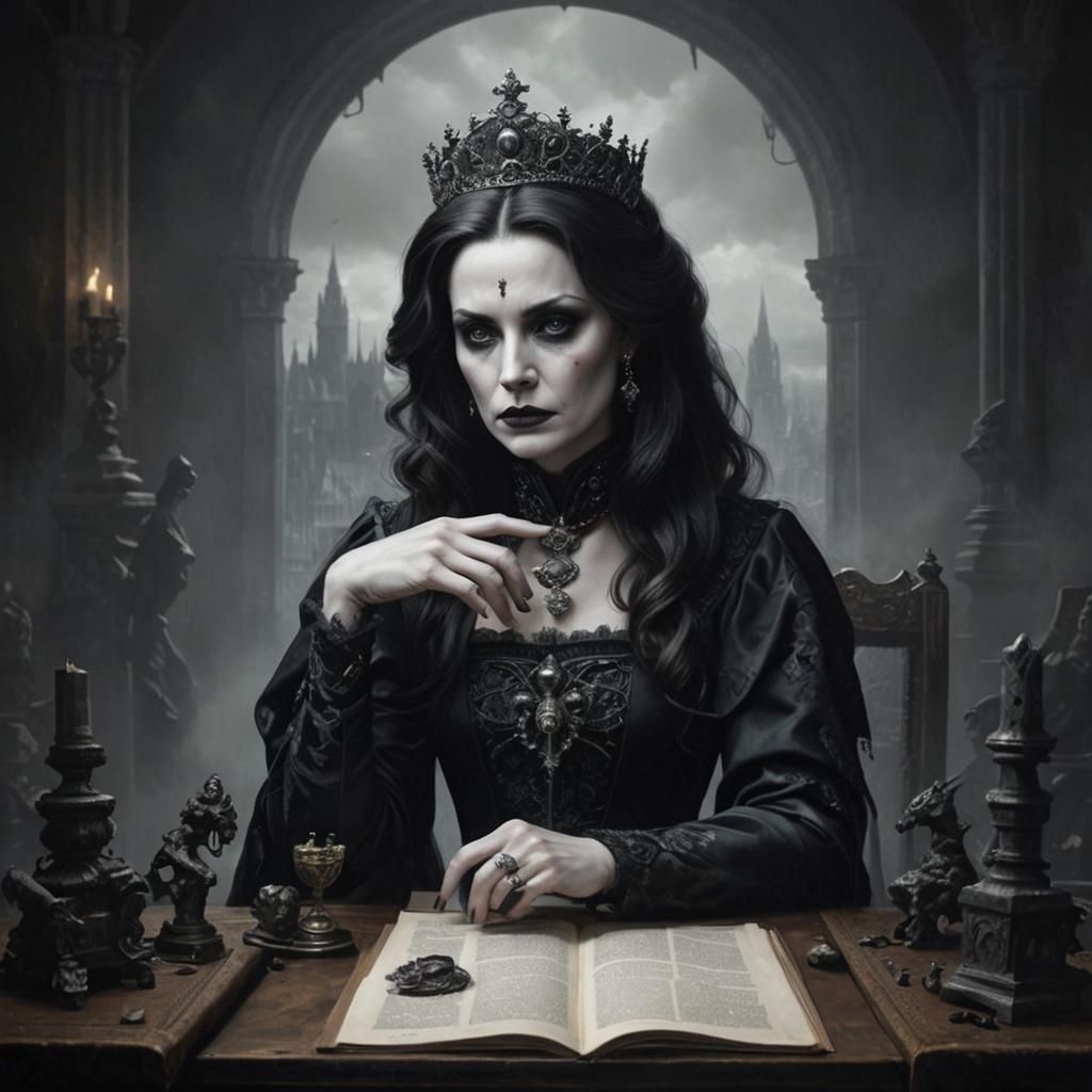 Duchess of Kirkcaldy: Dark Surreal Matte Painting