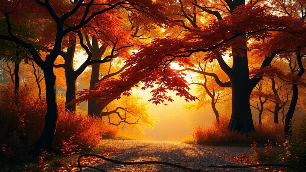 Autumnal Wonderlands in Vibrant Color