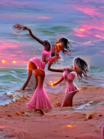 Girls Just Wanna Have Fun - AI Art