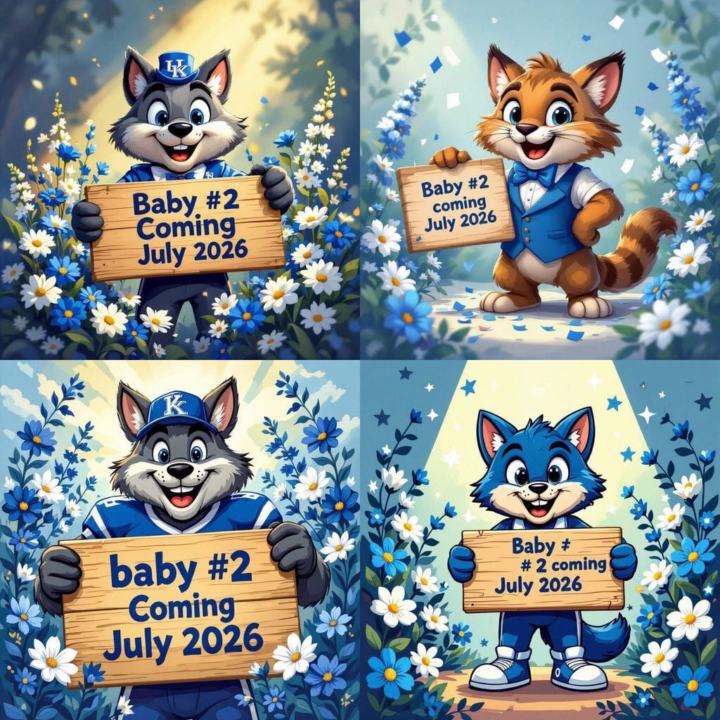 Kentucky Wildcat Announces Baby #2 Coming July 2026
