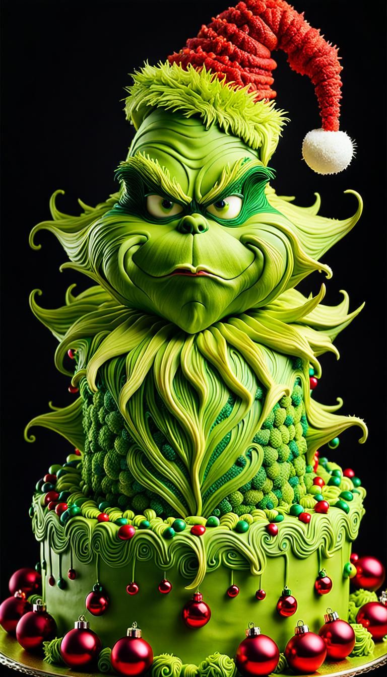 Grinch Cake II