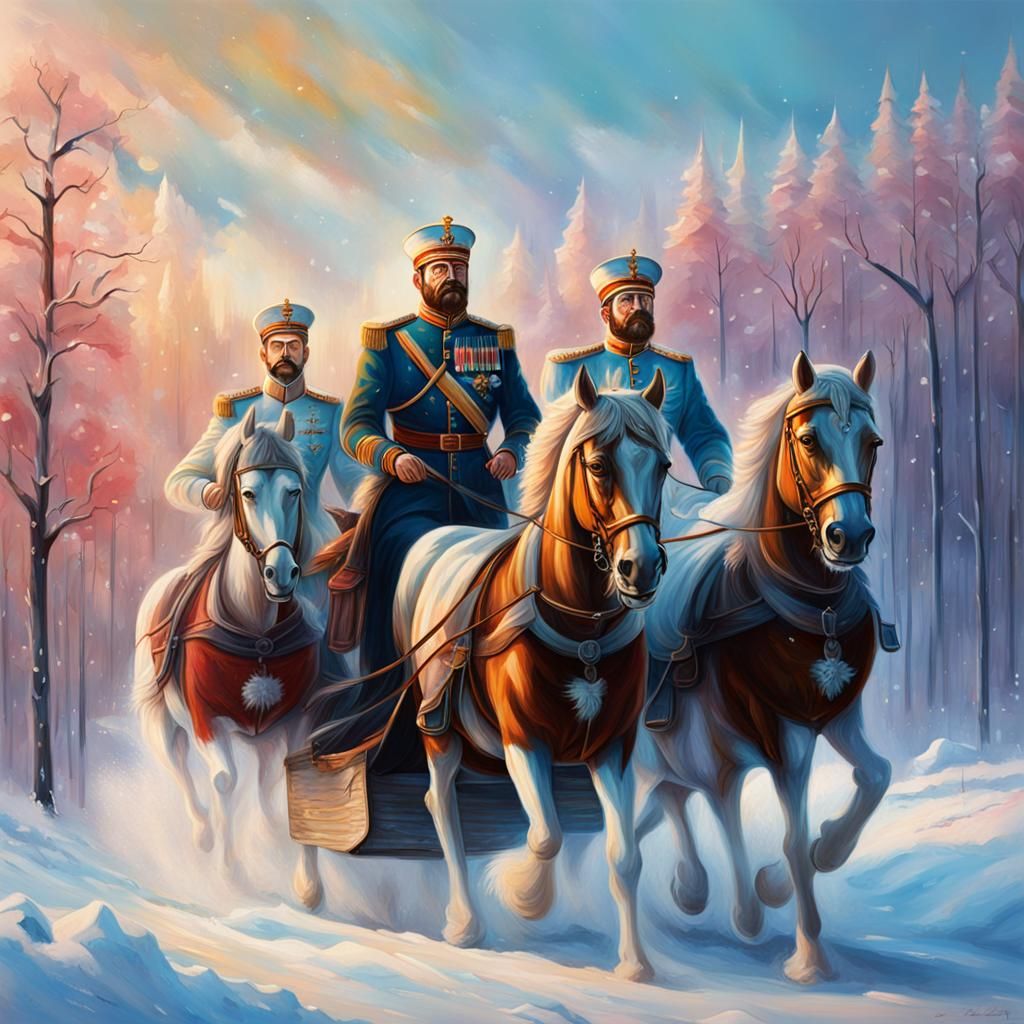 Foamy Ghosts of Tsar Nicholas II in Siberia