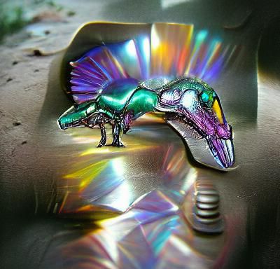 Futuristic Robotic Dinosaur