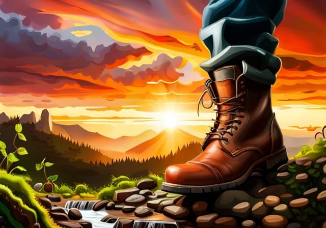 A Boot Going to Boot Camp