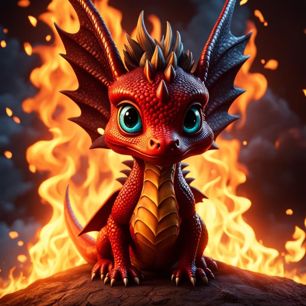 Baby Fire Dragon