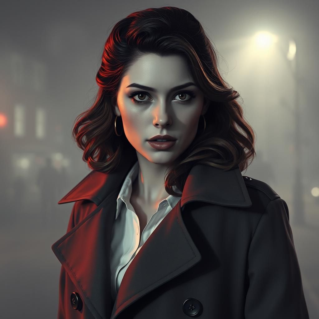 Anna Kendrick as 1950s Noir Detective