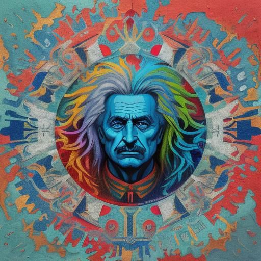 Surreal Portrait: Pauline Einstein with Letter in Hand