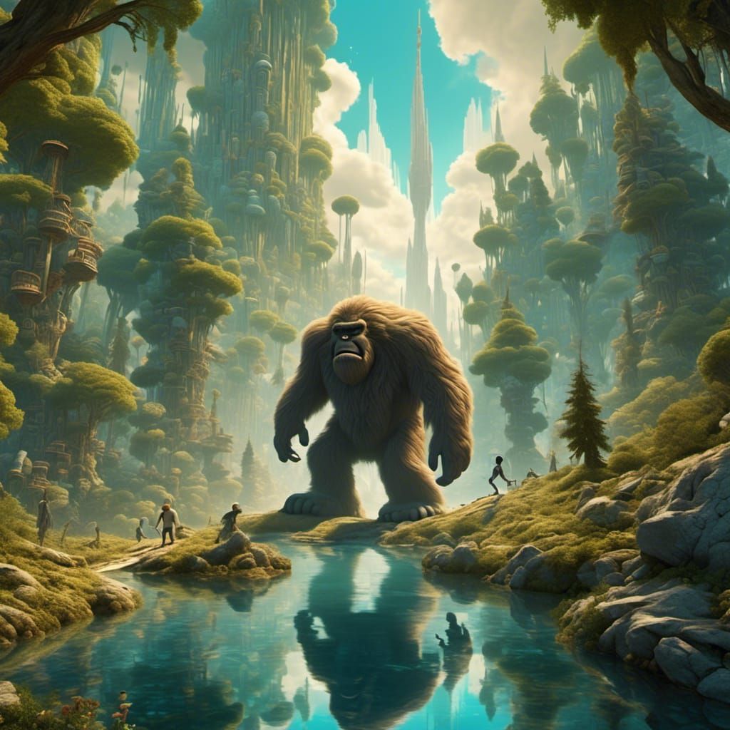 Bigfoot's Cartoon Portal to Another Dimension