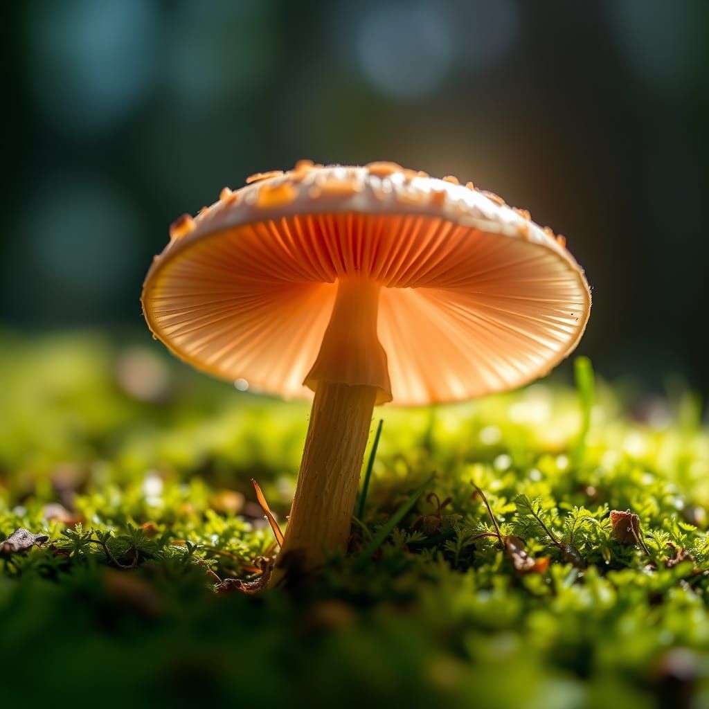 Majestic Mushroom Kingdom in Dazzling Light