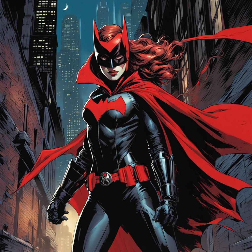 Batwoman in Gotham: Comic Book Art