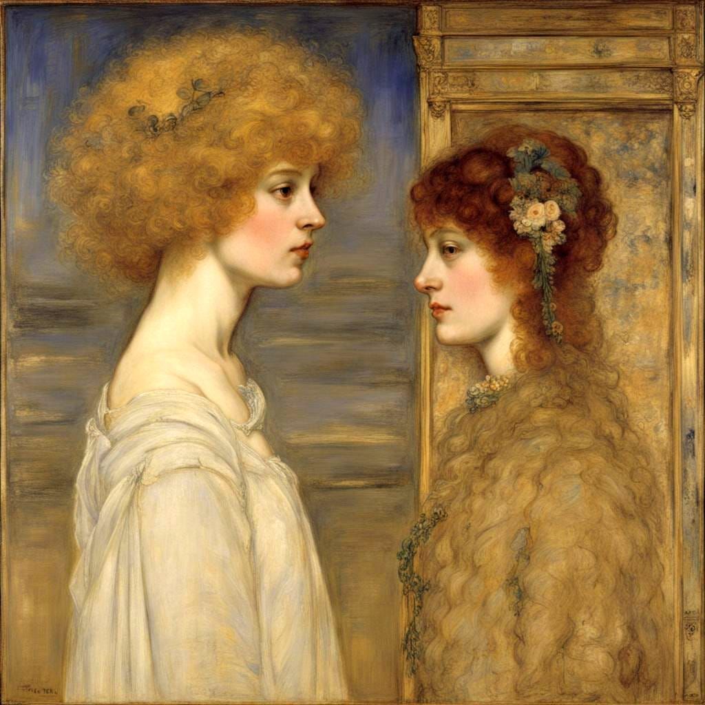 Symbolist Scene in the Style of Gustave Moreau