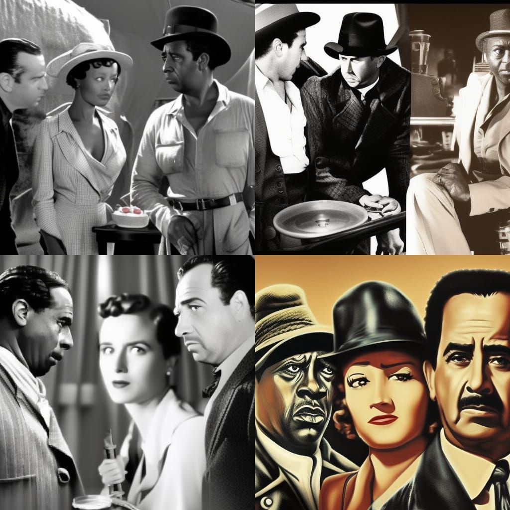 an epic mashup of The Maltese Falcon, Casablanca, and The African Queen