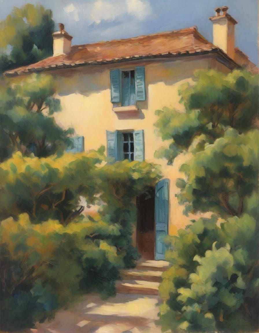 Impressionist Manor House in Provence