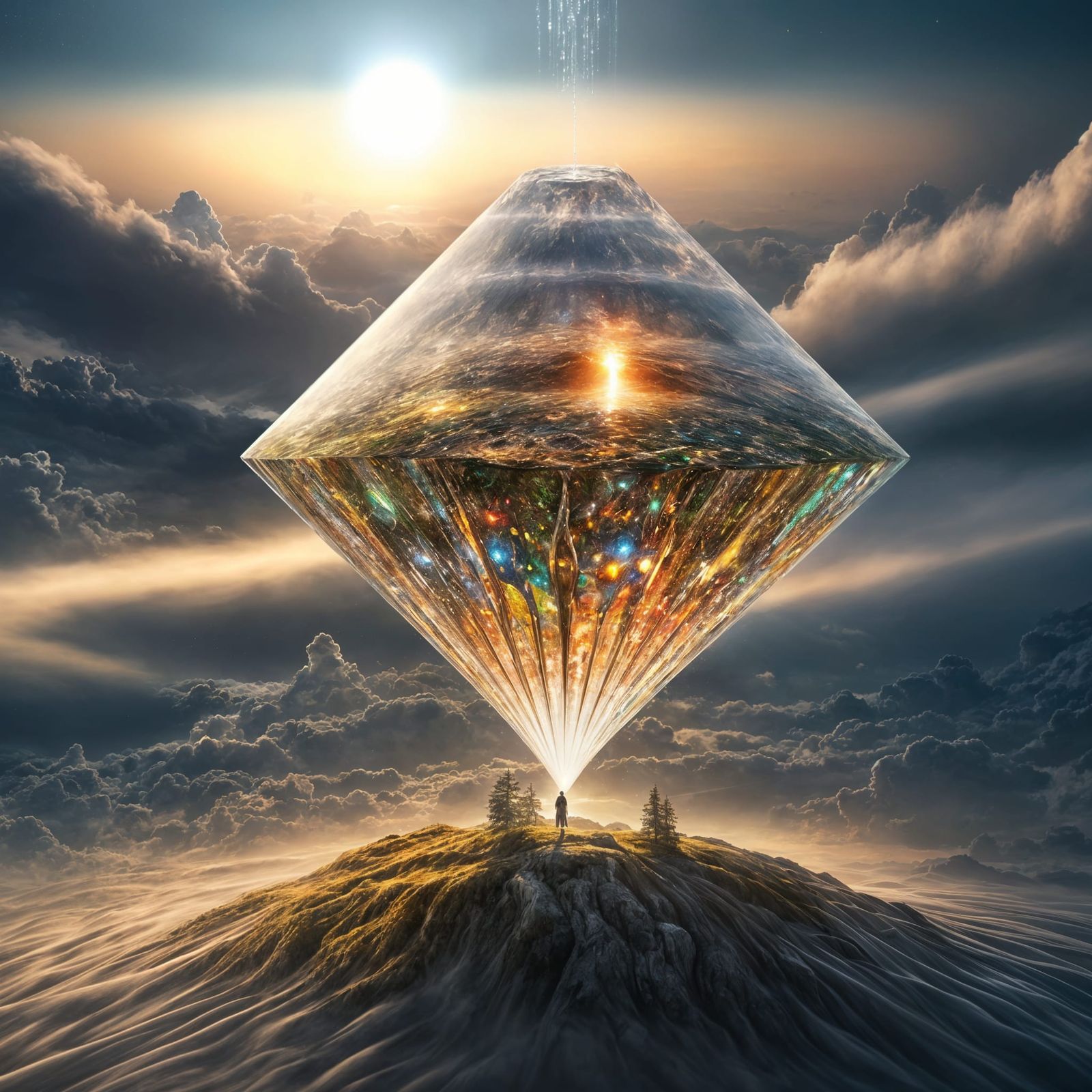 Fractured Reality: A Surreal Chromatic Vision