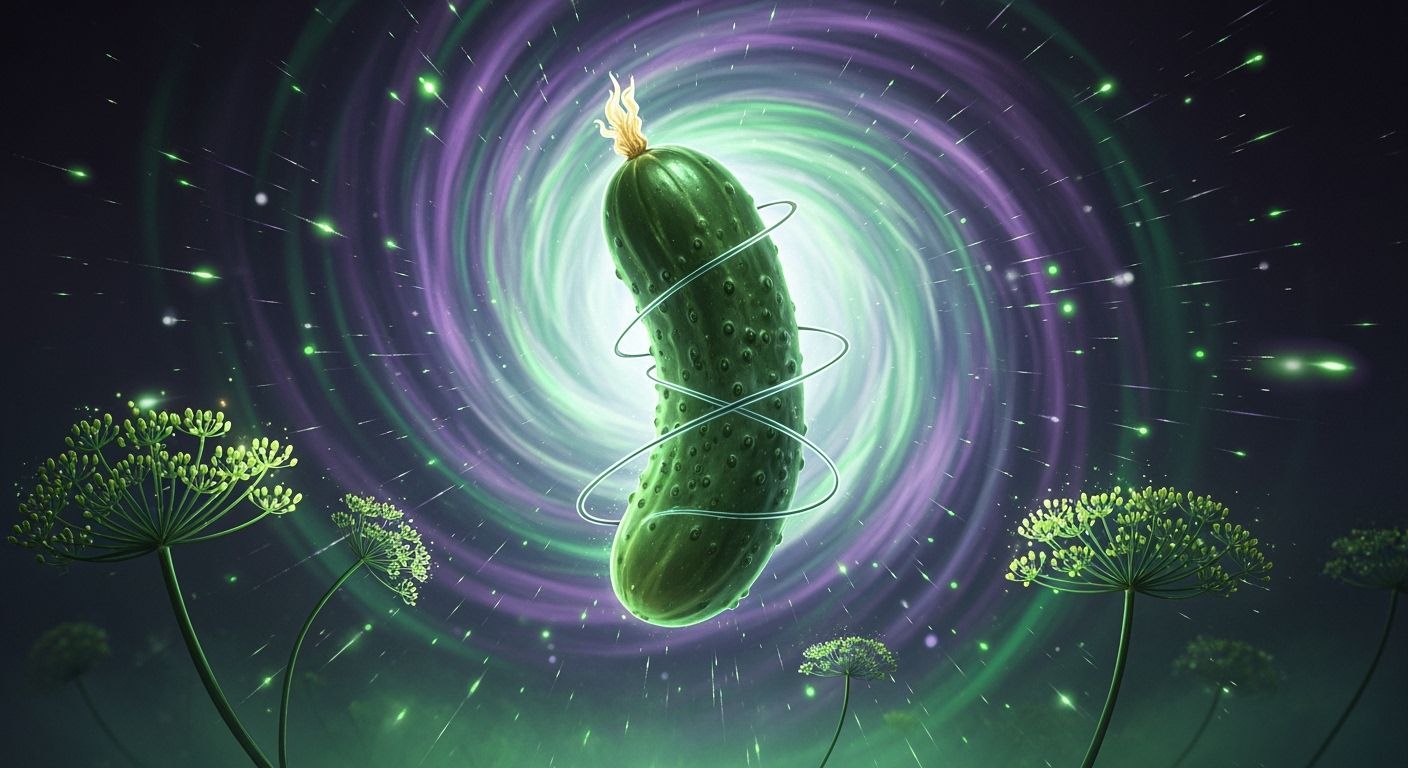 Quantum Pickle in a Swirling Vortex