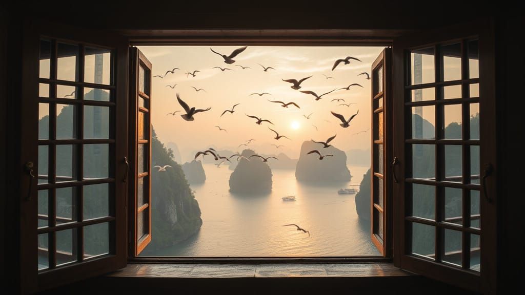 Ha Long Bay Windows in Unreal Views