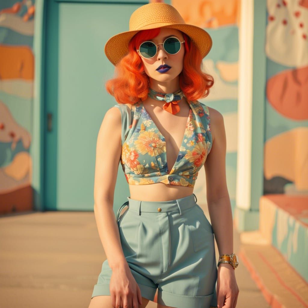 Futuristic Heatwave Outfit: Fashionable Cosplay Inspiration