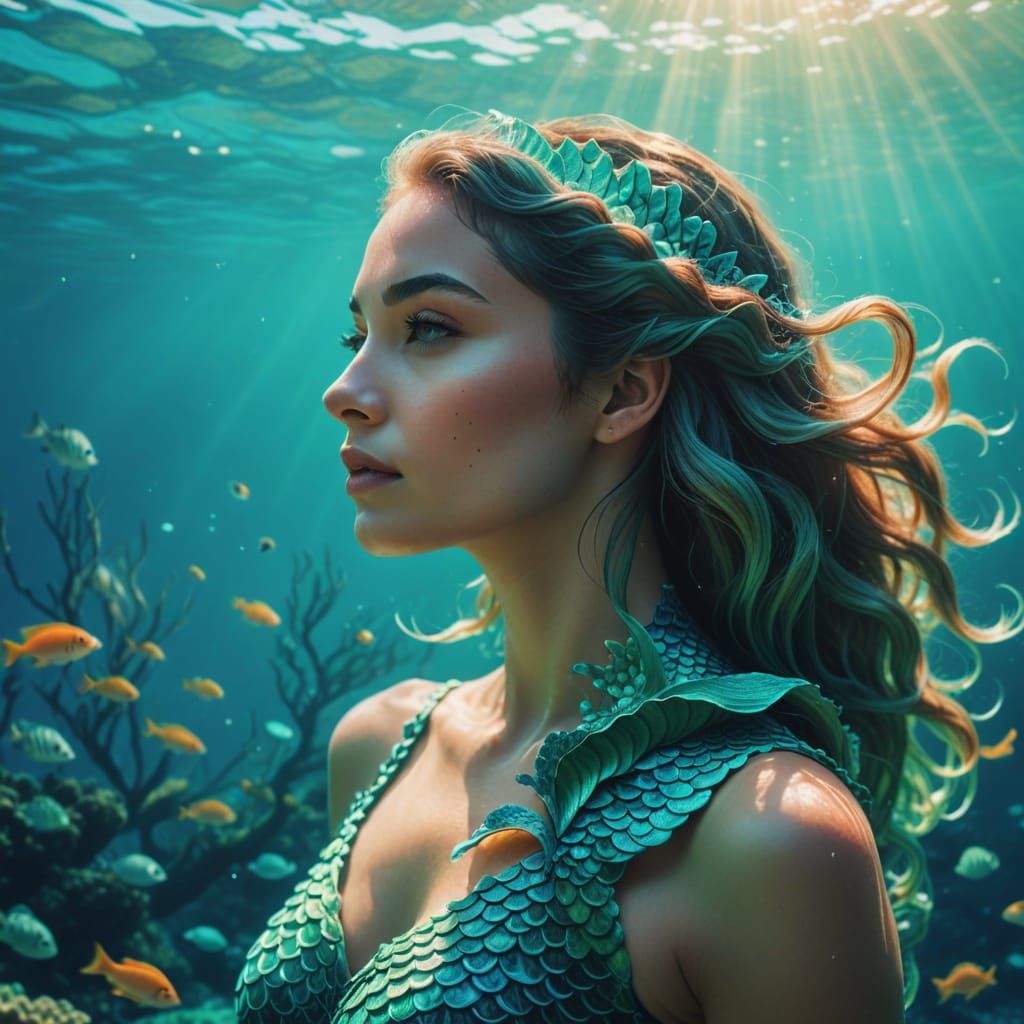 Under water pisces zodiac