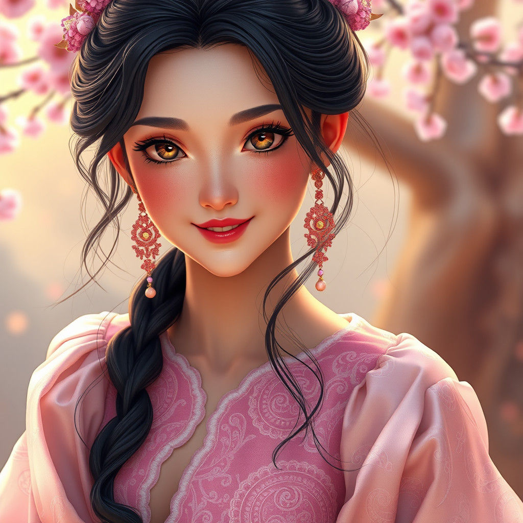 Goddess of Friendship: Photorealistic Digital Art