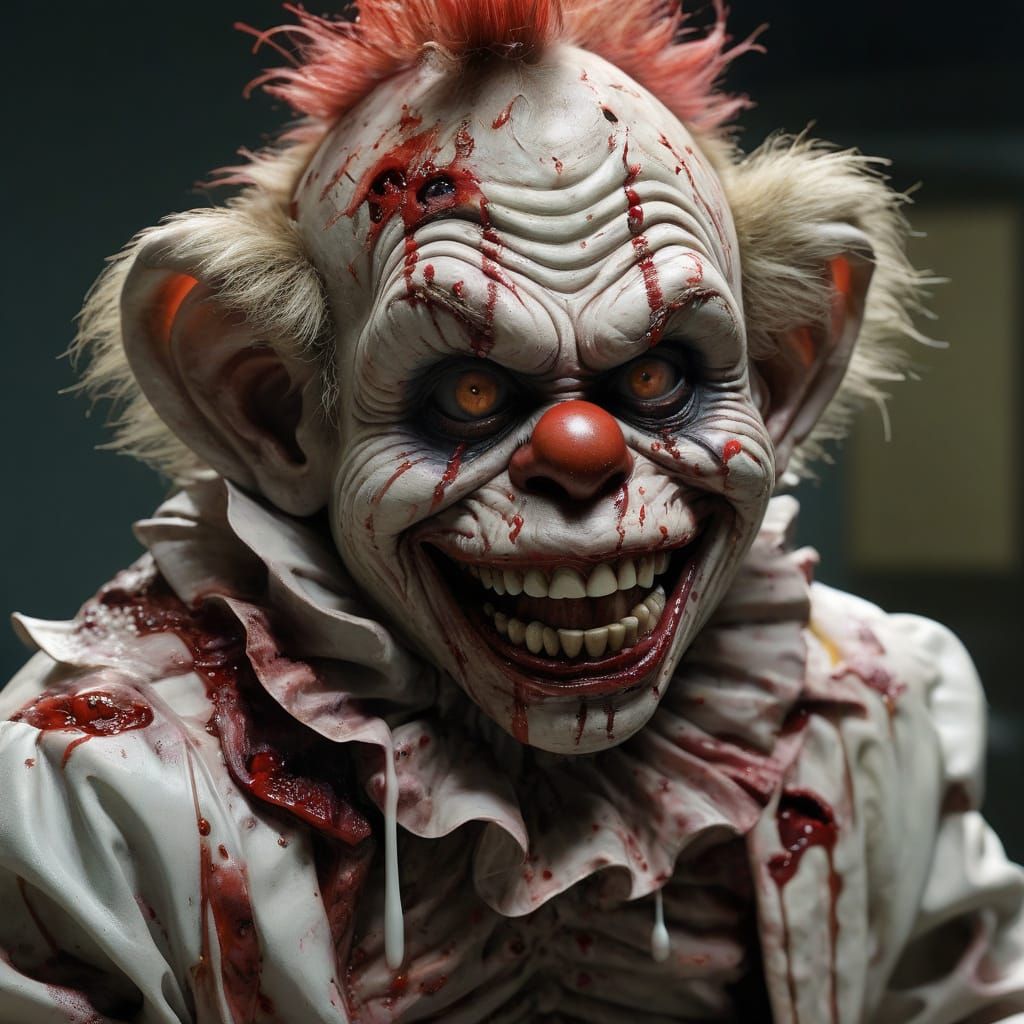 Cyberpunk Zombie Clown Brain Surgeon