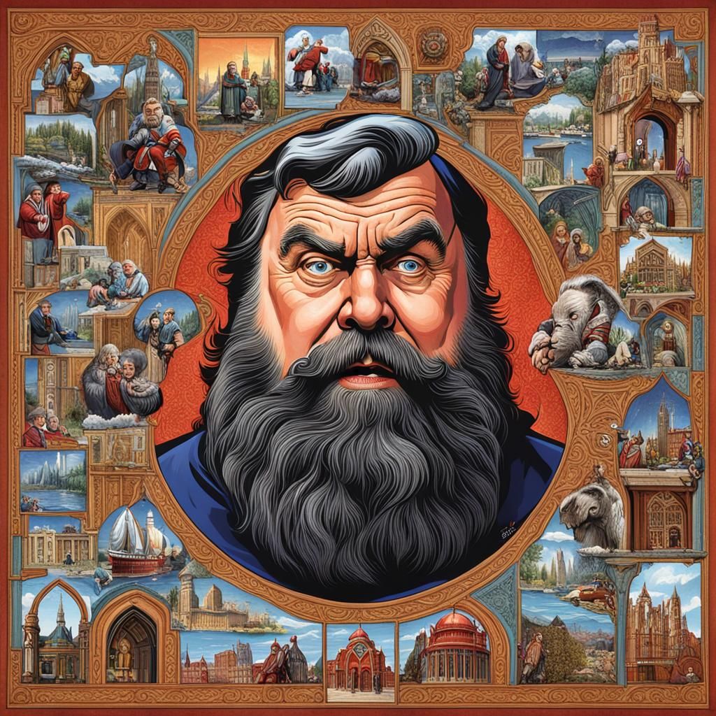 Brian Blessed as Keymaster Portrait