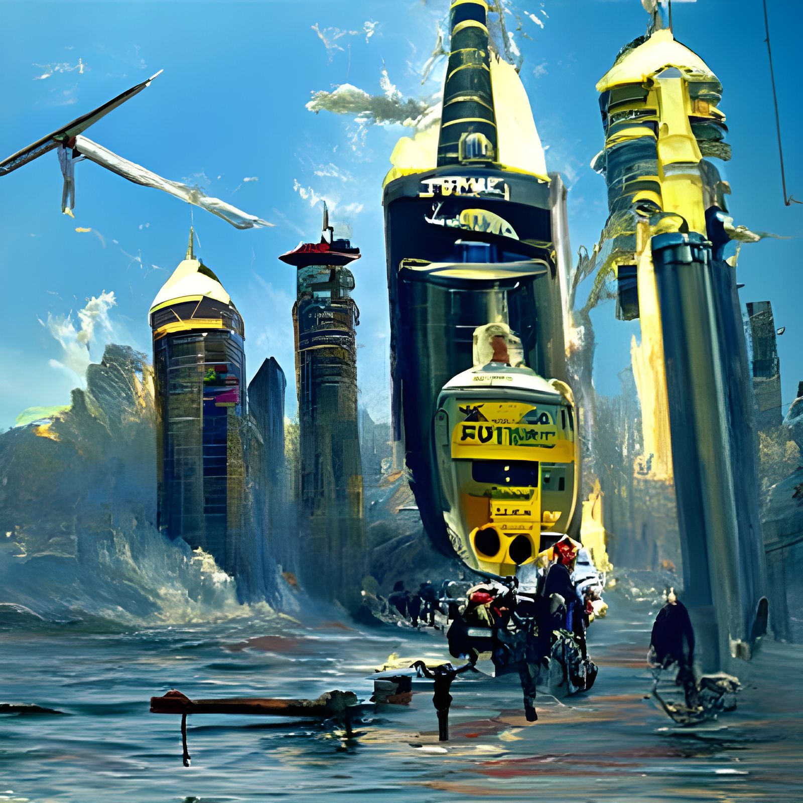 Utopian Future as Golden Age Illustration