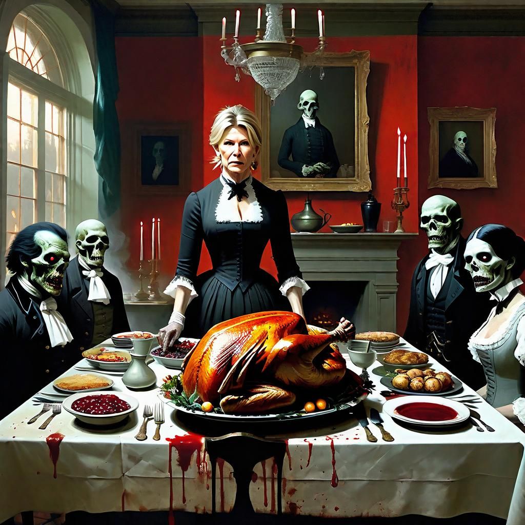 Martha Stewart's Zombie Thanksgiving: A Grotesque Feast