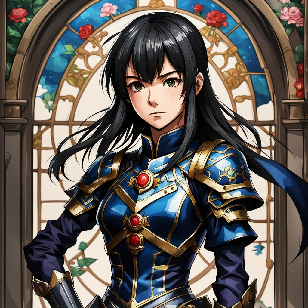 Vibrant Anime Character Illustration