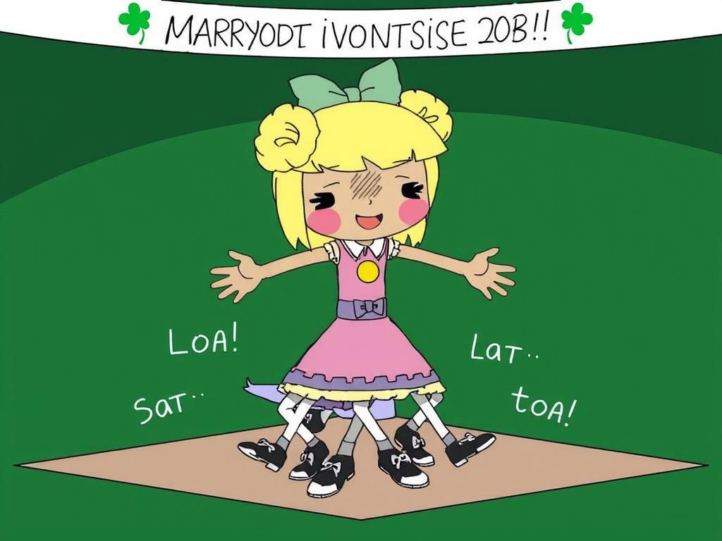 Anime Girl Cartoon in Motion