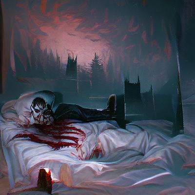 Sinister Dark Fantasy Scene