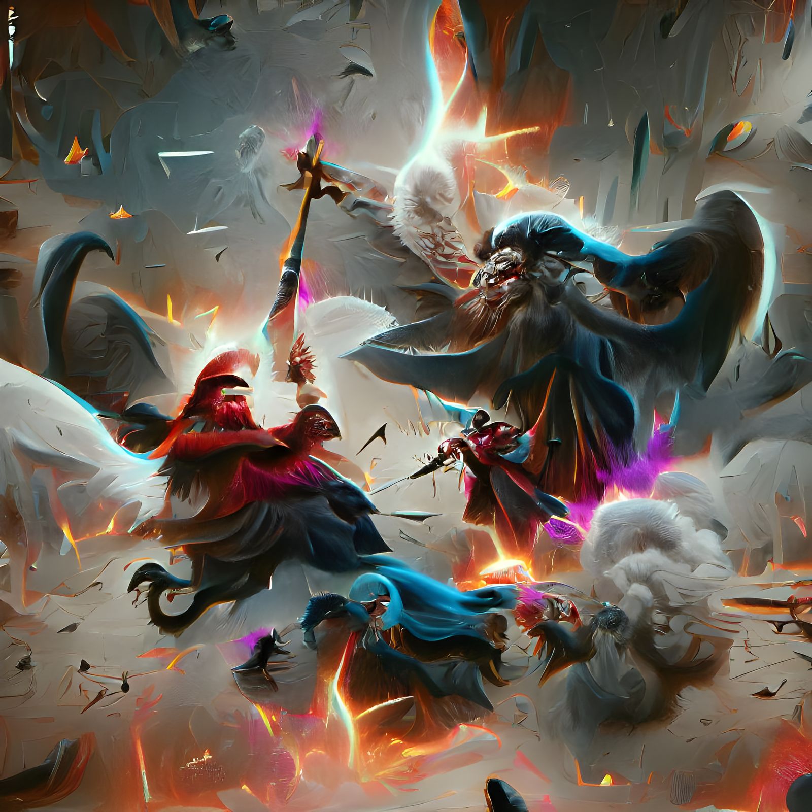 Epic Battle of Angels and Demons