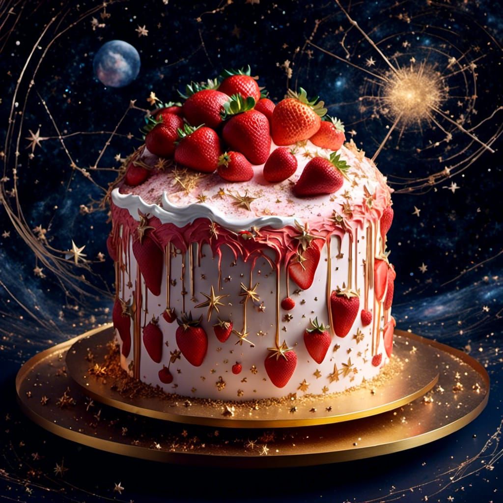 Constellation Strawberry Cake Explosion